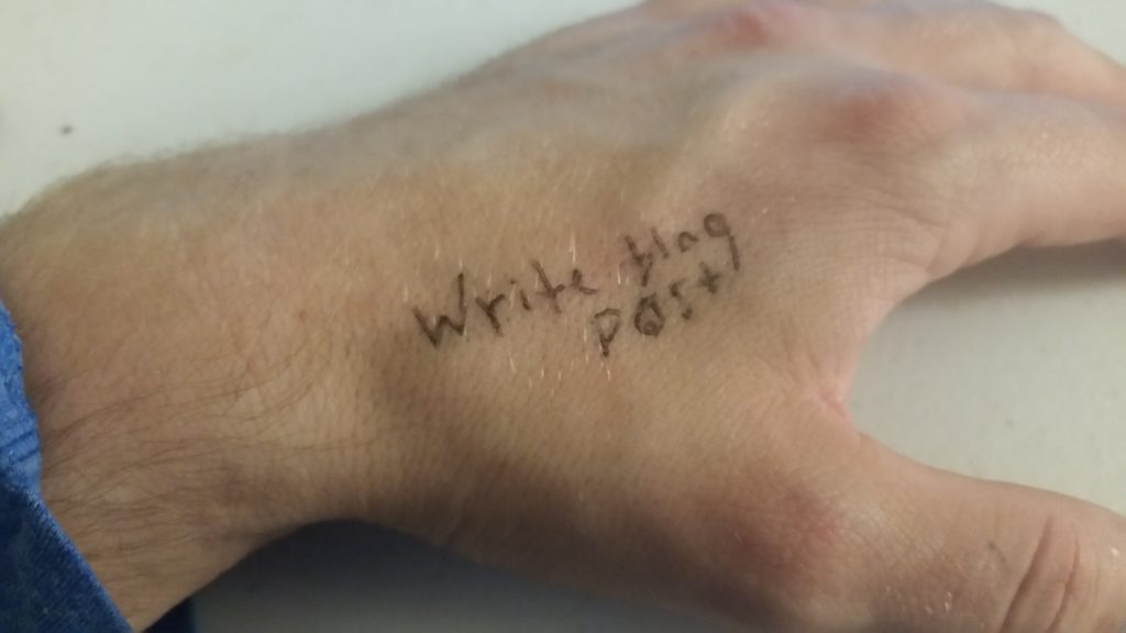 What I Write on my Hand • Simon Fraser