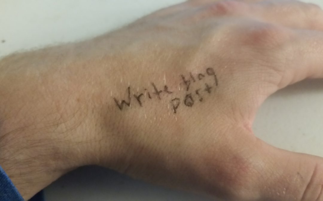 What I Write on my Hand